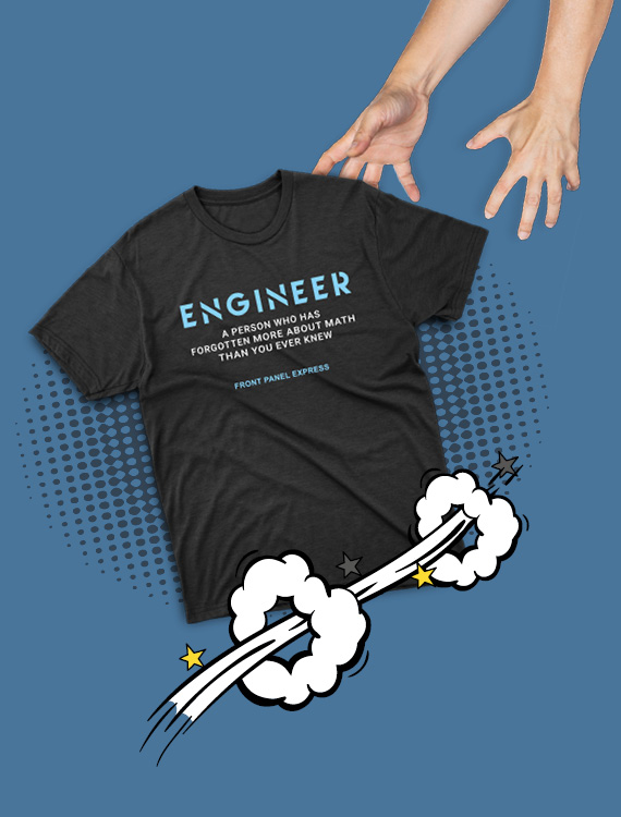 T‑shirt with engineer design