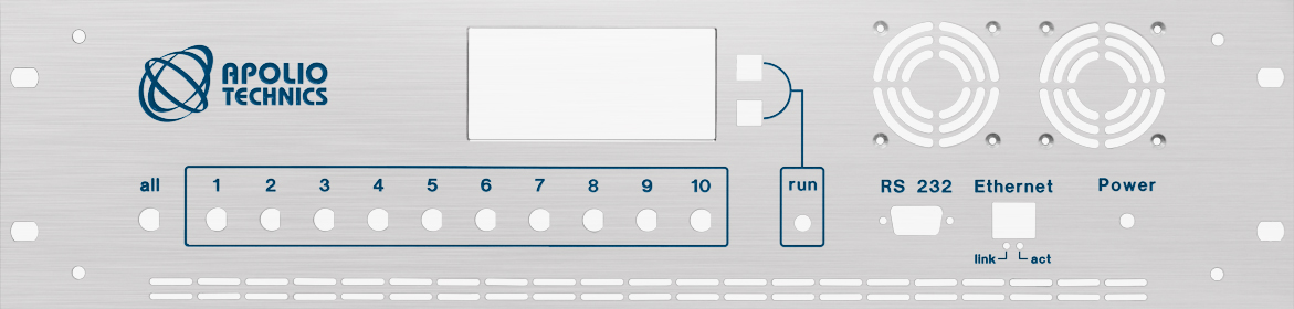 Front Panel with Material and Color Selection
