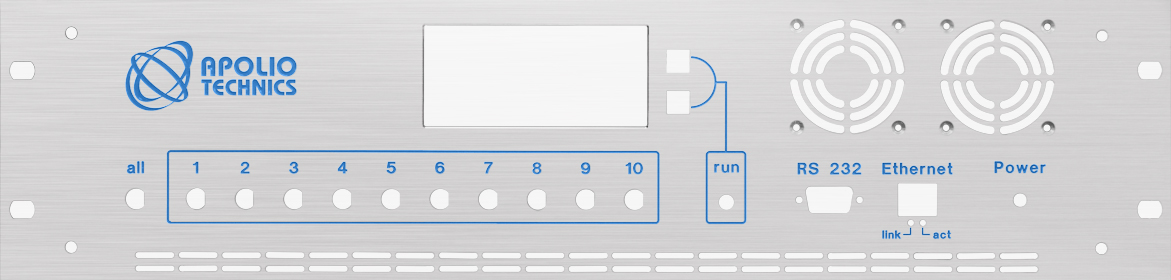 Front Panel with Material and Color Selection