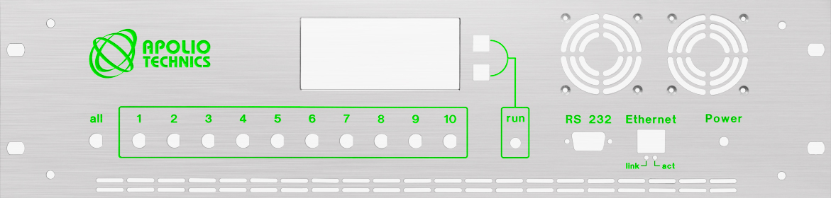 Front Panel with Material and Color Selection