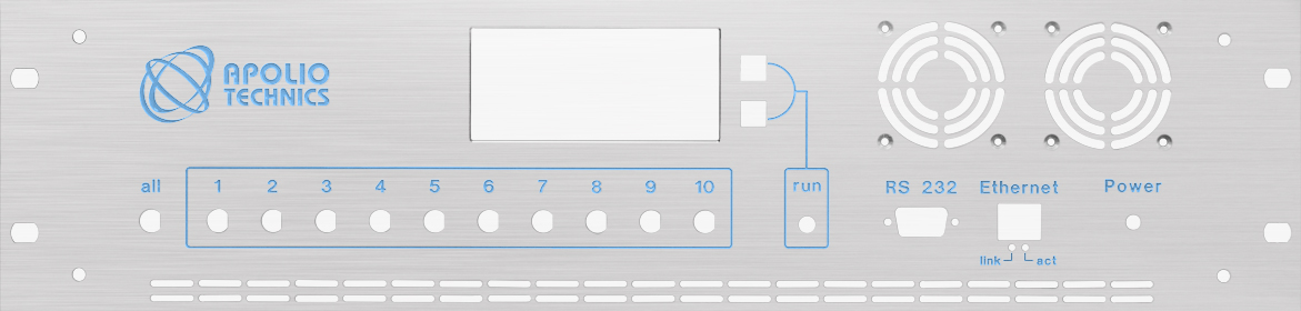 Front Panel with Material and Color Selection
