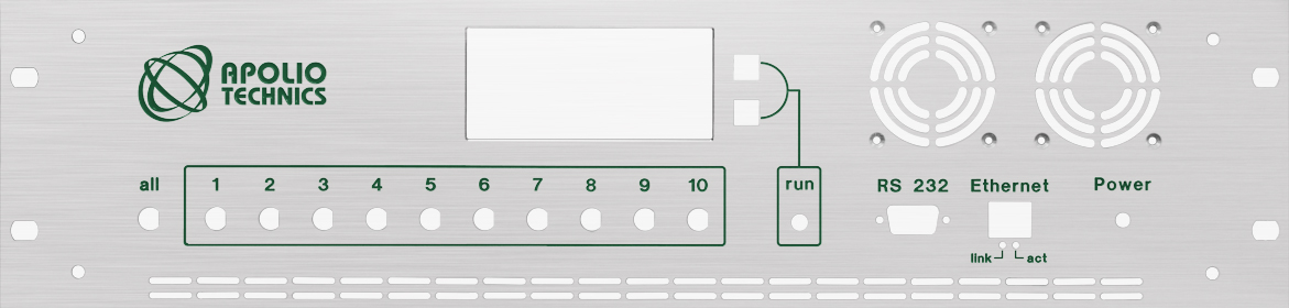 Front Panel with Material and Color Selection