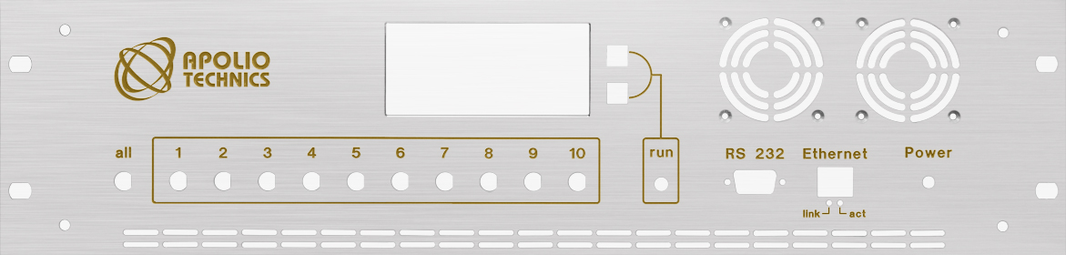 Front Panel with Material and Color Selection