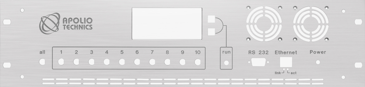 Front Panel with Material and Color Selection