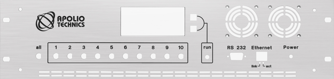 Front Panel with Material and Color Selection