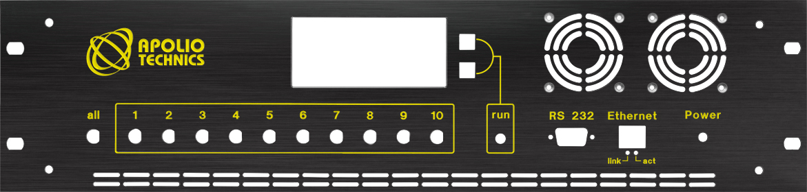 Front Panel with Material and Color Selection