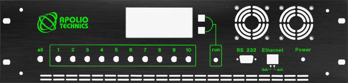 Front Panel with Material and Color Selection