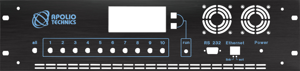 Front Panel with Material and Color Selection