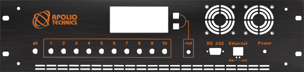 Front Panel with Material and Color Selection