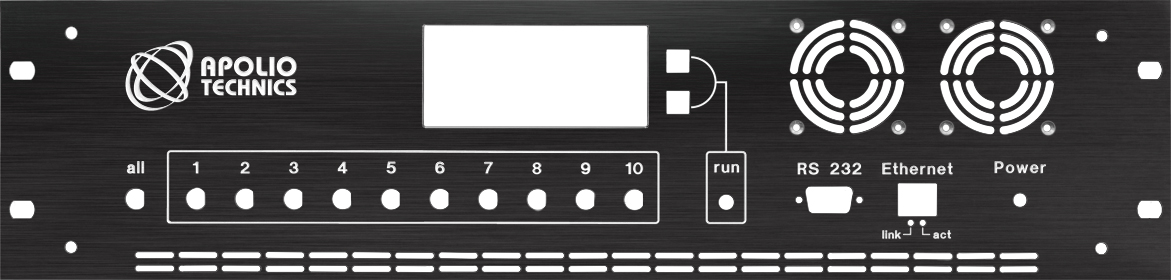 Front Panel with Material and Color Selection