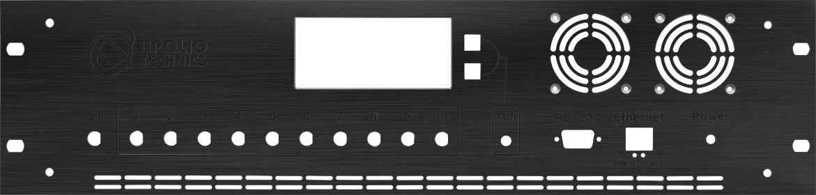 Front Panel with Material and Color Selection
