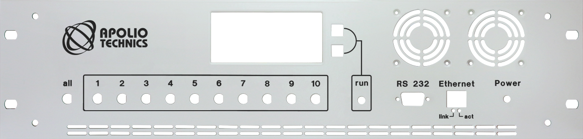 Front Panel with Material and Color Selection
